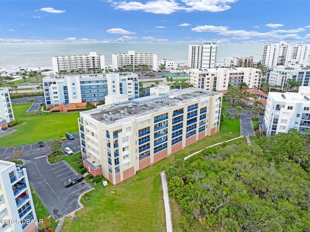 5300 S Atlantic Ave Unit 6-301, New Smyrna Beach, FL 32169 - view of urban area with a large body of water and apartment complex / building
