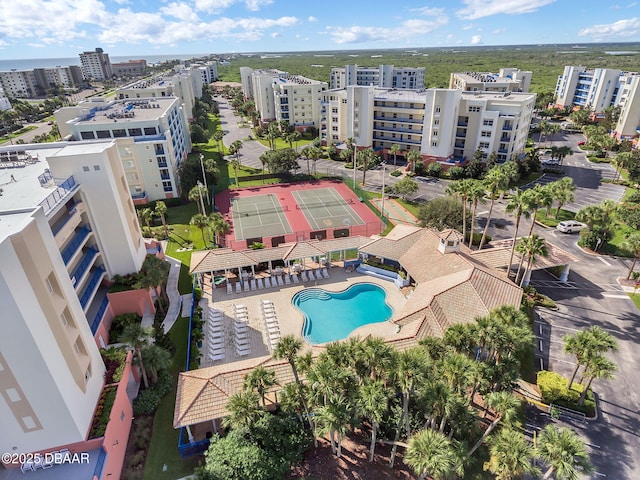 5300 S Atlantic Ave Unit 6-301, New Smyrna Beach, FL 32169 - aerial view of a pool area