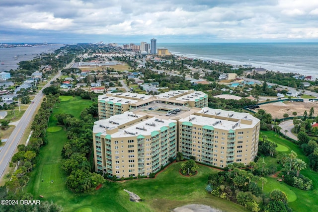 4 Oceans W Blvd Unit 507D, Daytona Beach Shores, FL 32118 - drone / aerial view featuring a water view