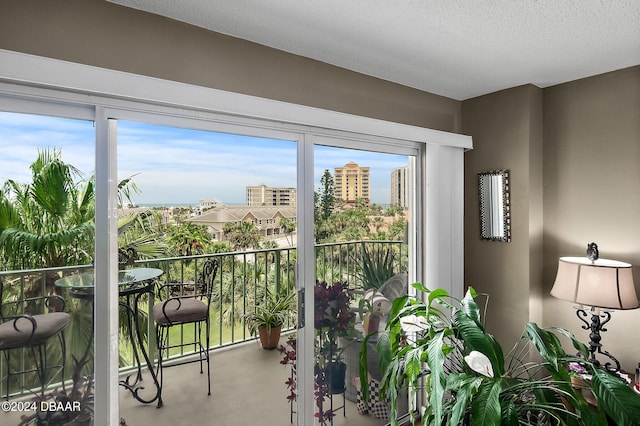 4 Oceans W Blvd Unit 507D, Daytona Beach Shores, FL 32118 - interior space with a textured ceiling