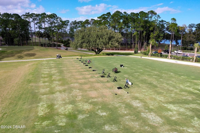 view of home's community featuring a yard