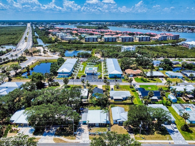650 S Pine St, New Smyrna Beach, FL 32169 - drone / aerial view with a water view