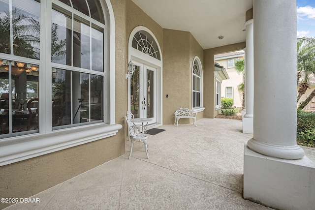 1766 Roscoe Turner Trl, Port Orange, FL 32128 - view of patio / terrace with french doors