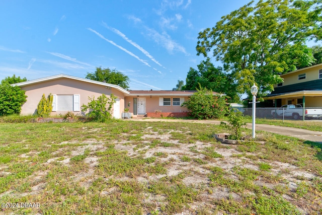 view of ranch-style home