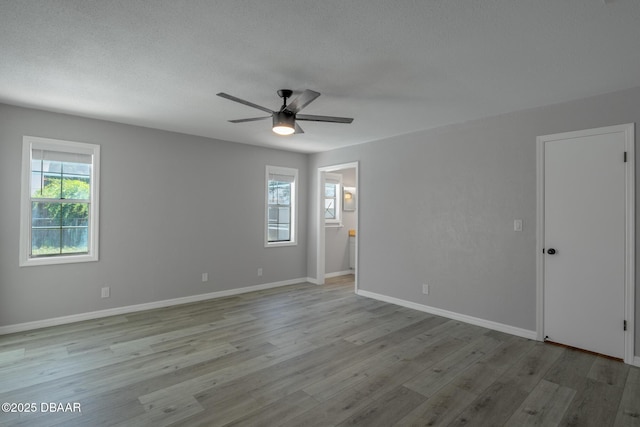 131 Lake Charles Rd, Deland, FL 32724 - spare room featuring ceiling fan, light wood finished floors, and baseboards