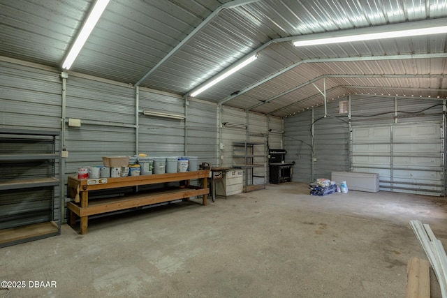131 Lake Charles Rd, Deland, FL 32724 - garage featuring metal wall