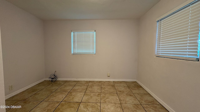 view of tiled empty room