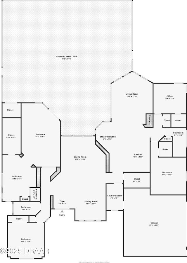 2 Creek Bend Way, Ormond Beach, FL 32174 - view of floor plan / room layout