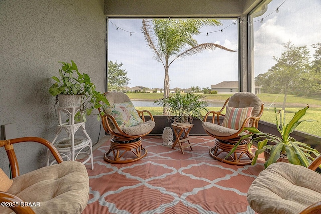 3013 Kenmare St, Ormond Beach, FL 32174 - sunroom with plenty of natural light and a water view