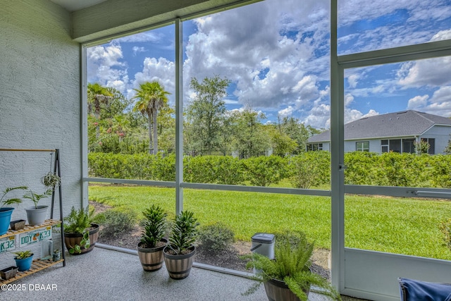 6423 Hanfield Ln, Port Orange, FL 32128 - view of unfurnished sunroom
