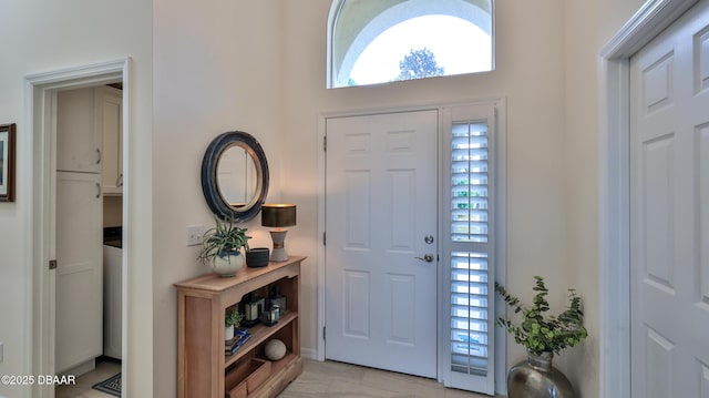 view of entrance foyer