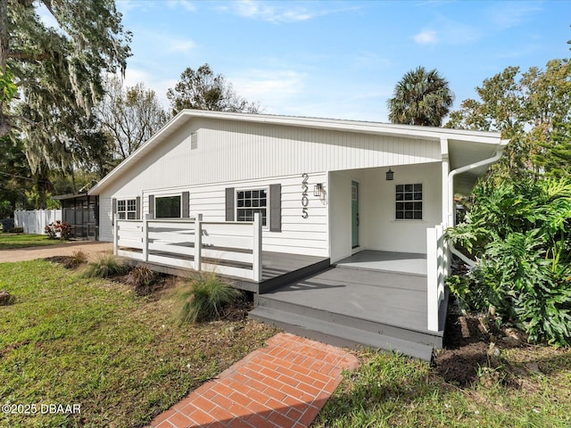 view of bungalow-style home