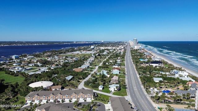 2937 S Atlantic Ave Unit 1108, Daytona Beach Shores, FL 32118 - aerial view of property's location featuring expansive coastline and nearby suburban area