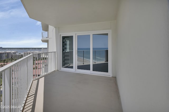 2937 S Atlantic Ave Unit 1108, Daytona Beach Shores, FL 32118 - balcony featuring a water view