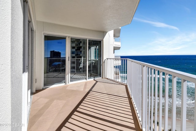 2937 S Atlantic Ave Unit 1108, Daytona Beach Shores, FL 32118 - balcony with a water view