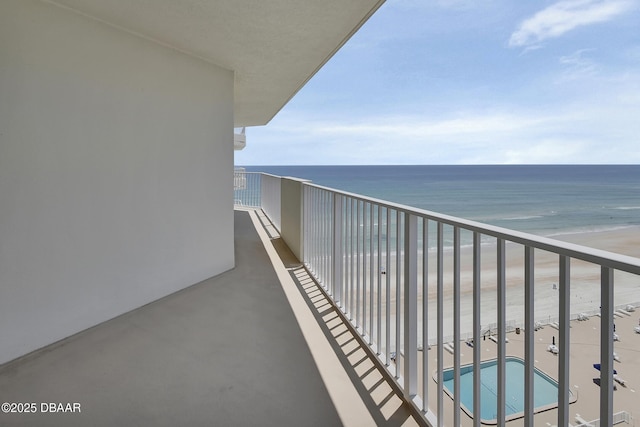 2937 S Atlantic Ave Unit 1108, Daytona Beach Shores, FL 32118 - balcony with a water view