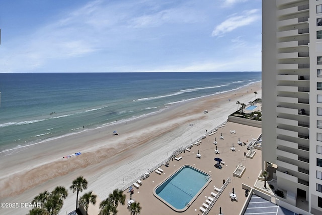 2937 S Atlantic Ave Unit 1108, Daytona Beach Shores, FL 32118 - water view featuring nearby beach