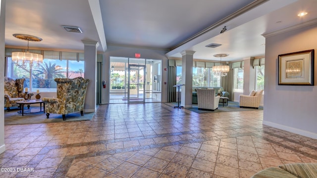 view of community lobby