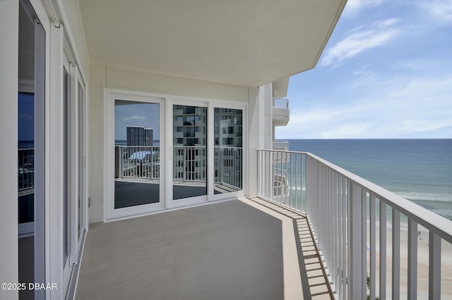 2937 S Atlantic Ave Unit 1108, Daytona Beach Shores, FL 32118 - balcony featuring a water view