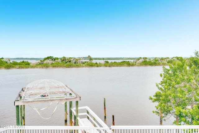 3110 John Anderson Dr, Ormond Beach, FL 32176 - dock area with a water view