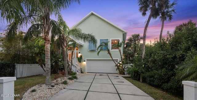 3110 John Anderson Dr, Ormond Beach, FL 32176 - view of front of home featuring a garage