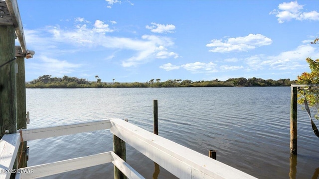 3110 John Anderson Dr, Ormond Beach, FL 32176 - view of dock with a water view