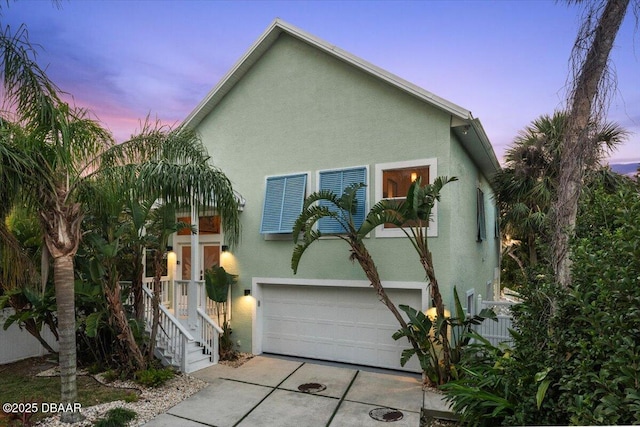 3110 John Anderson Dr, Ormond Beach, FL 32176 - view of front of home featuring a garage