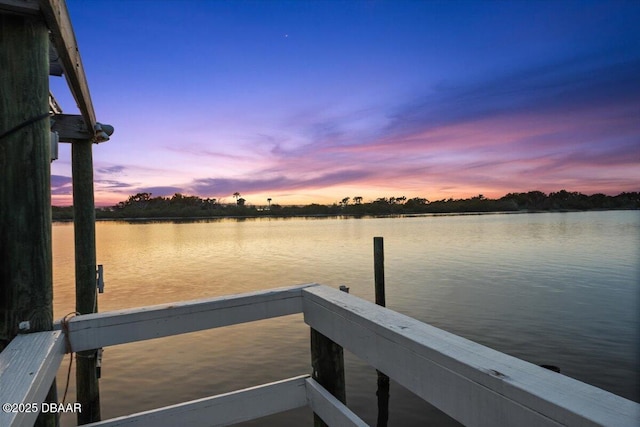 3110 John Anderson Dr, Ormond Beach, FL 32176 - view of dock with a water view
