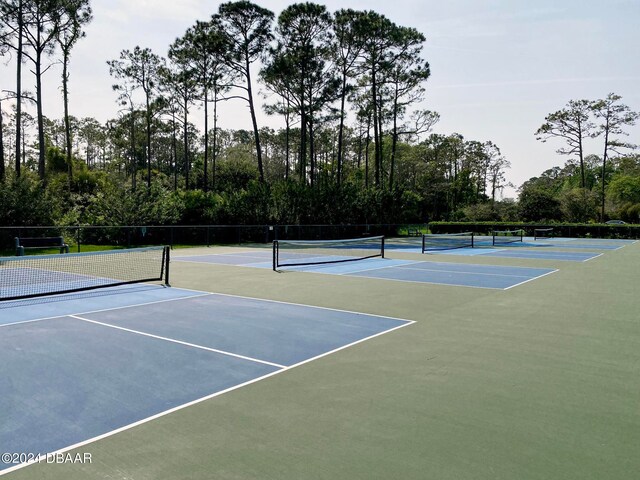 view of sport court