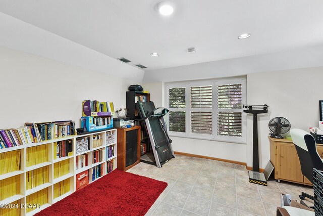 view of workout room