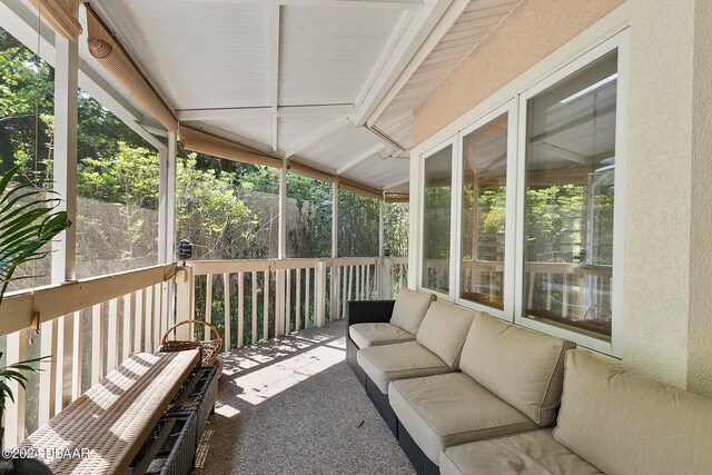 sunroom featuring a healthy amount of sunlight