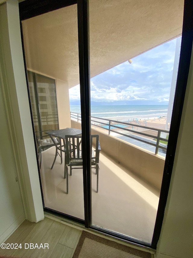 3023 S Atlantic Ave Unit 4070, Daytona Beach Shores, FL 32118 - balcony with a water view