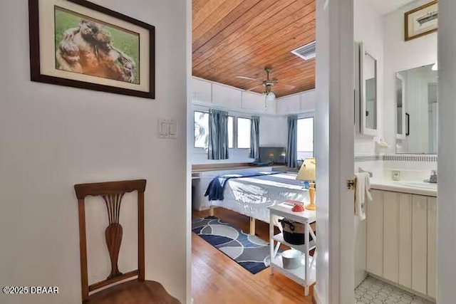 21951 Tarragona Way, Astor, FL 32102 - bedroom with wooden ceiling