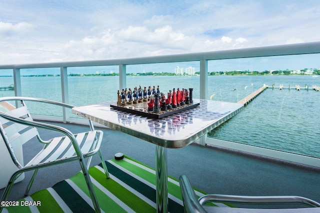 241 Riverside Dr Unit 402, Daytona Beach, FL 32117 - balcony with a water view