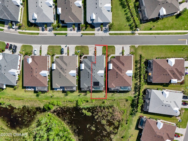 906 Coral Reef Way, Daytona Beach, FL 32124 - aerial view of residential area with property parcel outlined