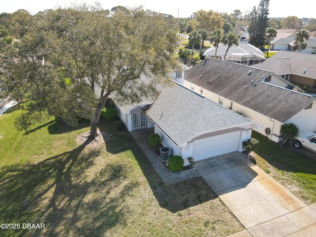 bird's eye view featuring a residential view