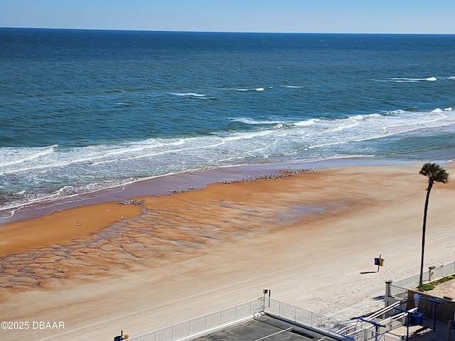 water view featuring a view of the beach