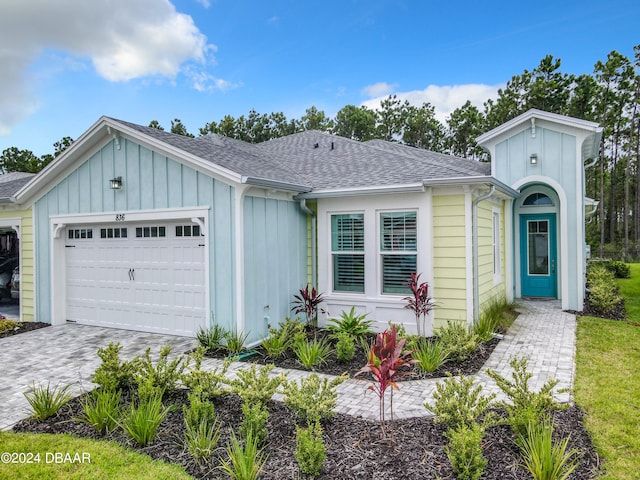 ranch-style house with a garage