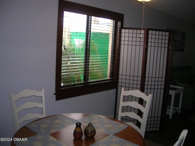 view of dining room