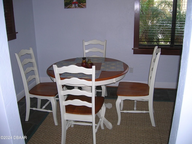 view of dining area