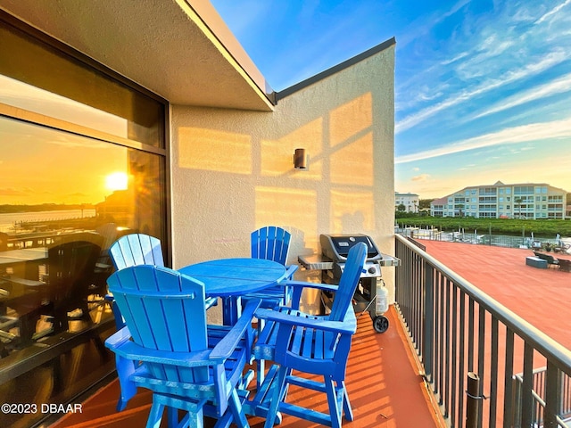 520 S Peninsula Ave Unit 2D7, New Smyrna Beach, FL 32169 - balcony featuring a water view