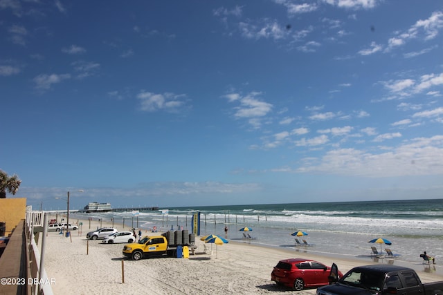 water view with a beach view