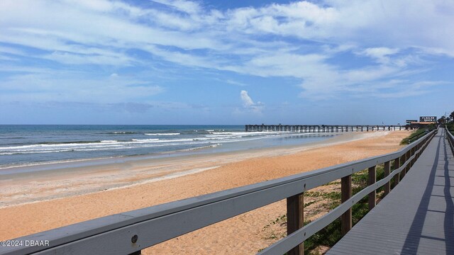 water view with a beach view