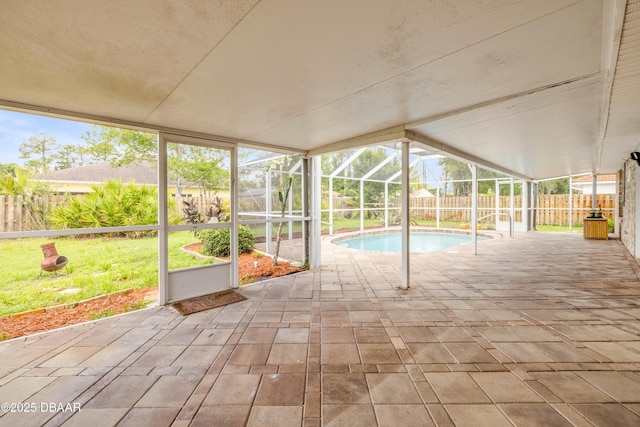 20 Potters Ln, Palm Coast, FL 32164 - view of pool featuring a patio area and glass enclosure