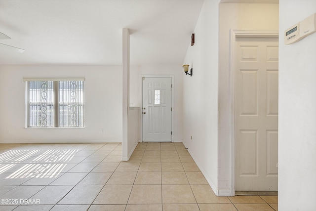 view of tiled entryway