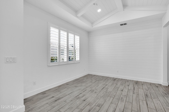 232 Ocean Hammock Loop, Daytona Beach, FL 32124 - unfurnished room featuring baseboards, wood finished floors, and visible vents