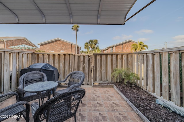 view of patio