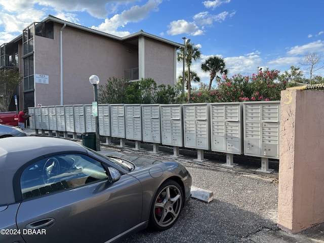 surrounding community featuring a mail area