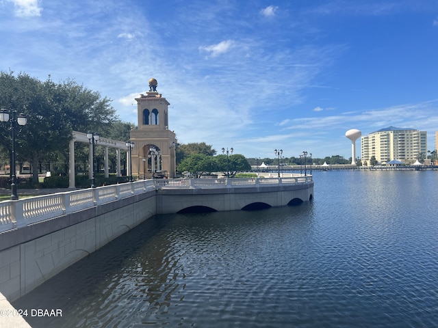 property view of water