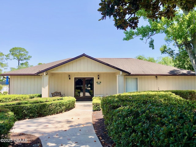 146 Deer Lake Cir, Ormond Beach, FL 32174 - view of front of home with french doors
